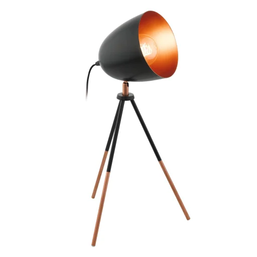 Chester Bordlampe, E27, H440, sort