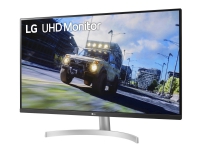 LG 32UN500-W - LED-skærm - 31.5 - 3840 x 2160 4K @ 60 Hz - VA - 350 cd/m² - 3000:1 - HDR10 - 4 ms - 2xHDMI, DisplayPort - højtalere