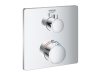 GROHE 24079000, Bathtub & shower, Krom, Drejeventiler -