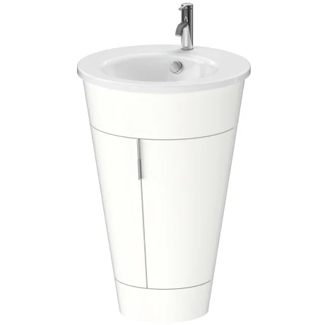 Duravit Starck gulvstående servantskap, matt hvit sateng