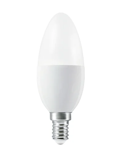 LedvanceSmart+ Tunable White lyskilde, kerte, 5W, E14, WiFi, matt