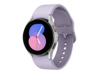 Samsung Galaxy Watch5 - 40 mm - sølv - smart ur med sportsbånd - lilla - display 1.2 - 16 GB - NFC, Wi-Fi, Bluetooth - 28.7 g