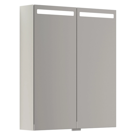 Dansani Mido+ Top Speilskap LED B50-80xh70,4cm Hvit Matt / 60cm