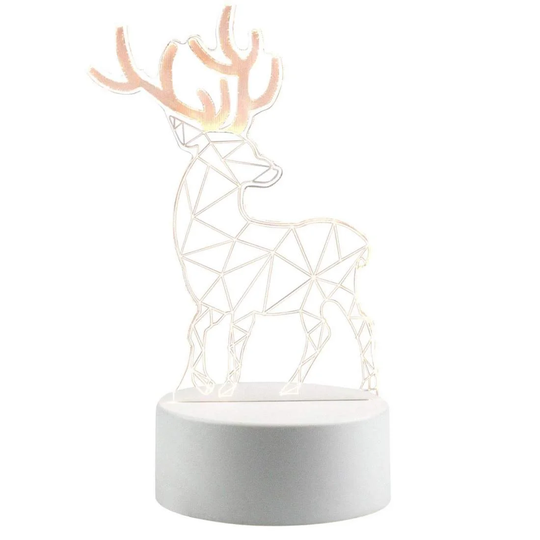 Rensdyrformet Lampe