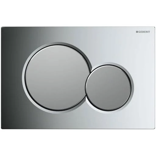 Geberit Sigma01 Betjeningsplate, Blank-/mattforkrommet