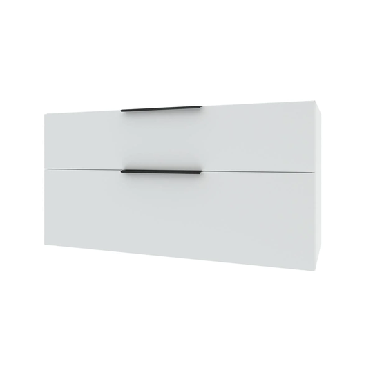 Korsbakken Big Kommode 2 Skuffer Hvit Matt / 120cm