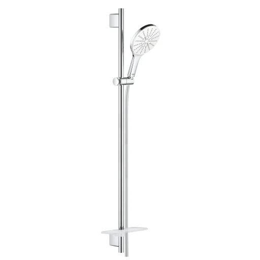 Grohe Rainshower SmartActive 150 dusjstangsett m/EcoJoy, 90 cm, krom/moon white