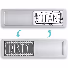 oppvaskmaskin magnet - oppgradering super sterk magnet versjon - nyeste design lett å lese ikke -ripe magnetisk indikator skilt med klar, fet og farget tekst -