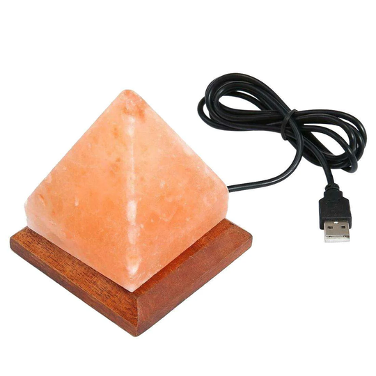 Lampe af Himalaya Salt - Farve Skiftende