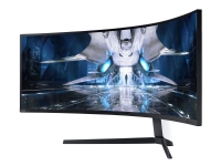 Samsung Odyssey Neo G9 S49AG954NU - G9 Series - QLED-monitor - kurvet - 49 - 5120 x 1440 Dual Quad HD @ 240 Hz - VA - 2000 cd/m² - 1000000:1 - HDR10+ - 1 ms - 2xHDMI, DisplayPort - sort