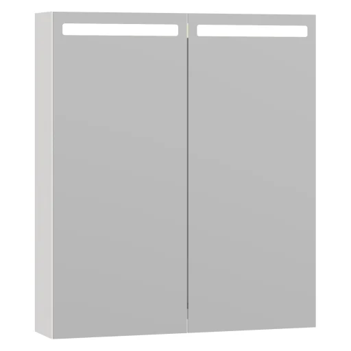 Dansani Mido+ Top speilskap, 60x70 cm, blank hvit