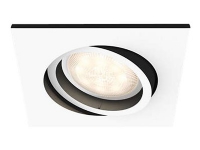 Philips Hue White Ambiance Milliskin Indbygningsspot - Firkantet hvid + Dimming Switch