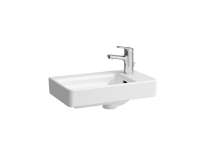 Laufen PRO-S håndvask 48 x 28 cm med hanehul til højre og til bolte montering.