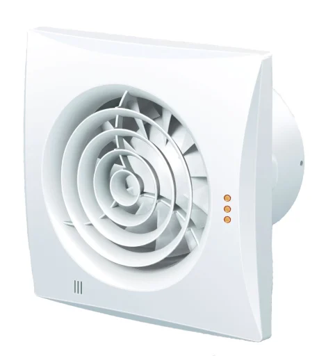 DUKA Baderomsvifte PRO 32 U/styring 182x182mm Ø124mm, Hvit