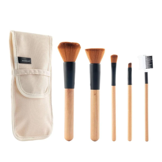 5x træ makeup børster