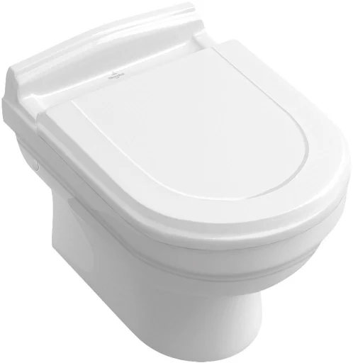 Villeroy & Boch Hommage vegghengt toalett m/ceramicplus, hvit