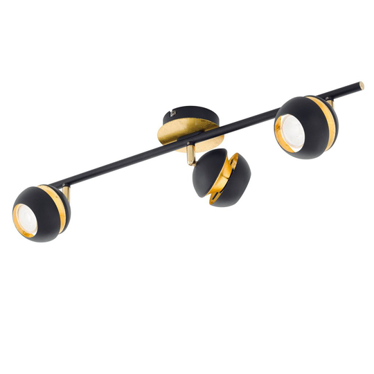 Nocito 3-spot LED (Messing / Guld)