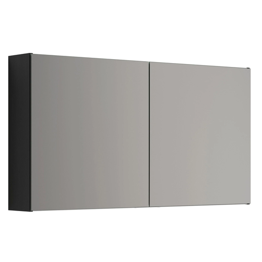 Dansani Mido+ Select Speilskap Uten Lamper B50-120xh64cm Svart Struktur / 120cm