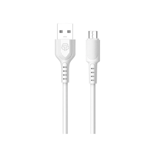 USB til Micro-USB kabel, 2,4A - 1 m - Hvid