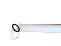 PURUS Teleskoprør i hvid PP plast 32 mm x 1 1/4 i længde 200 mm
