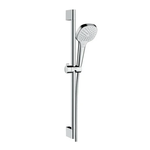 Hansgrohe Croma Select E Vario Dusjsett 65 cm m/EcoSmart, Krom/Hvit