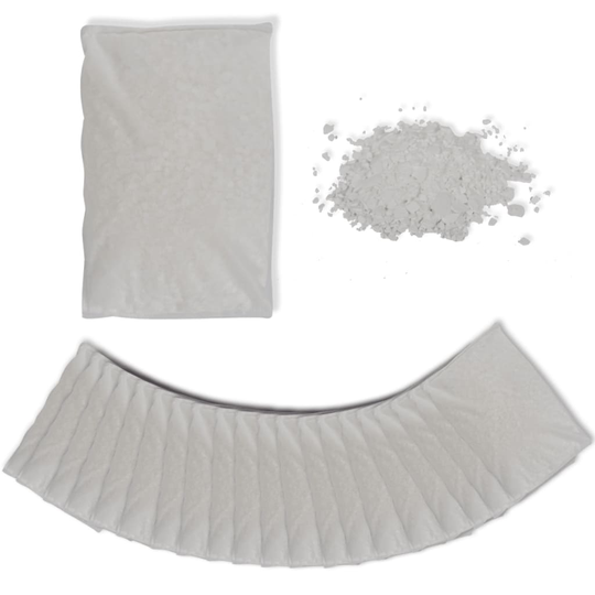 vidaXL tørremiddel calciumchlorid genopfyldningsposer 20 stk. 20 kg