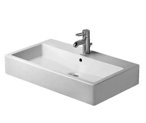 Duravit Vero Servant m/WonderGliss, Tapphull & Overløp - 80x47 cm
