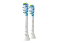 Philips Sonicare C3 Premium HX9042 Plaque Control - Ekstra tandbørstehoved - til tandbørste - hvid (pakke med 2)