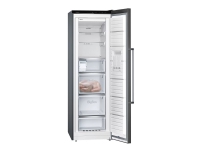 Siemens iQ500 GS36NAXEP - Fryser - stående - bredde: 60 cm - dybde: 65 cm - højde: 186 cm - 242 liter - Klasse E - BlackSteel