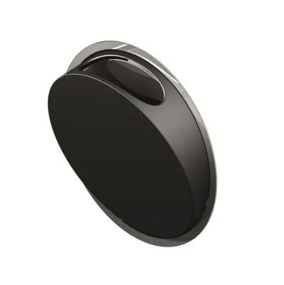 Vola RS1 Avfaldsbeholder Ø380 mm, Sort/Krom