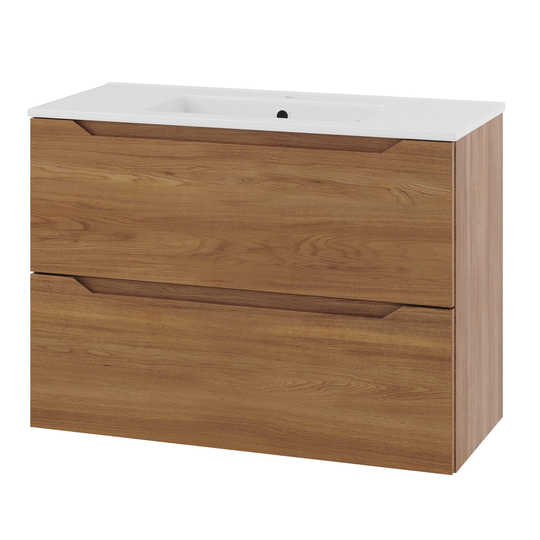 Linn Bad Emma Smal D35cm Servantskap Eik / 80cm