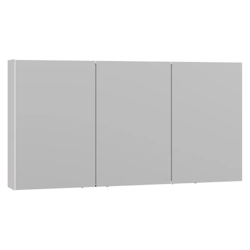 Dansani Mido+ Select speilskap med 3 dører, 120x64 cm, blank hvit