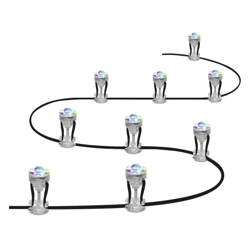 Ledvance Smart+ Dot 9 LED hagelampe med 9 lamper, 6W, RGBW, WiFi