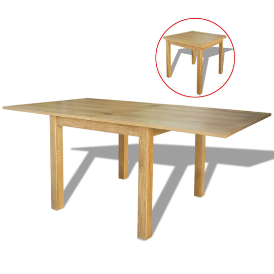 vidaXL forlængerbord eg 170x85x75 cm