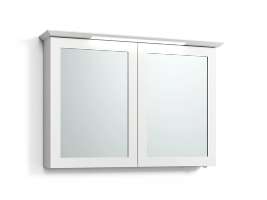 Svedbergs Hamra Speilskap 100cm / Hvit Matt