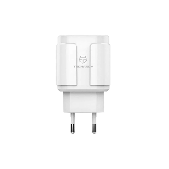 Hurtiglader, 2x USB-stik - 2,4A - Hvid