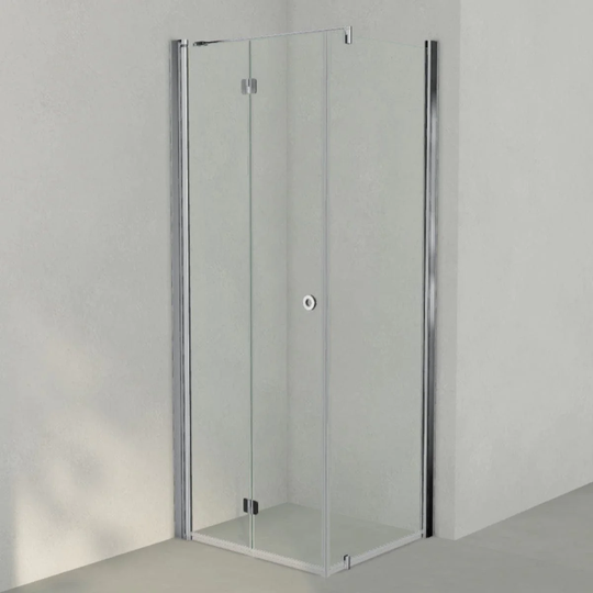 INR Iconic Nordic Rooms Dusjhjørne Linc 13 Flex Original Krom / 80x70cm Venstre Hengslet