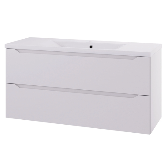 Linn Bad Emma D45cm Servantskap Hvit Matt / 120cm 2 Skuffer