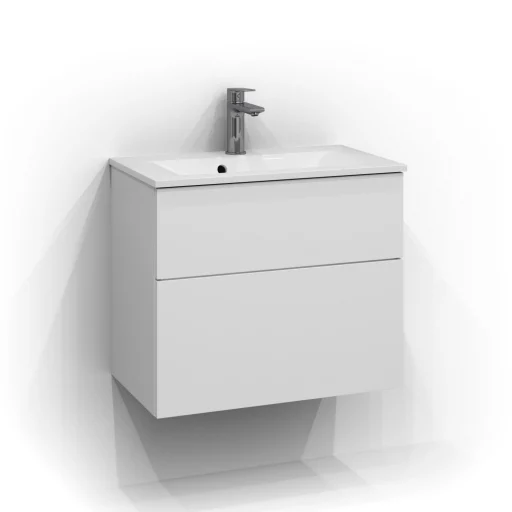 Svedbergs Forma servantskap 60x35 cm, skuffer, hvit
