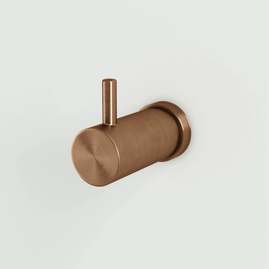INR Iconic Nordic Rooms Line Håndkleknagg Enkel Børstet Bronse
