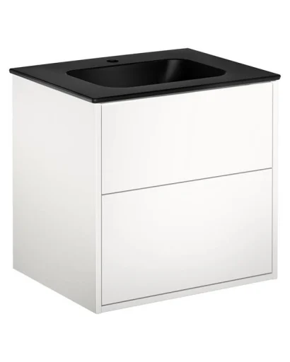 Gustavsberg Artic møbelpakke, 60x46,5 cm, hvit/sort