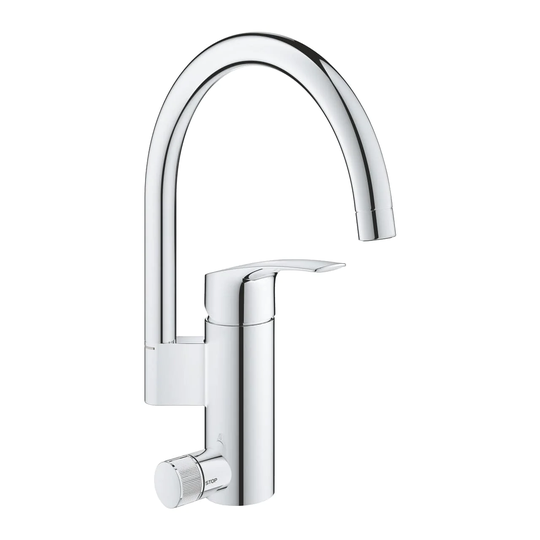 Grohe Eurosmart Kjøkkenarmatur Høy Tut Krom / Ja