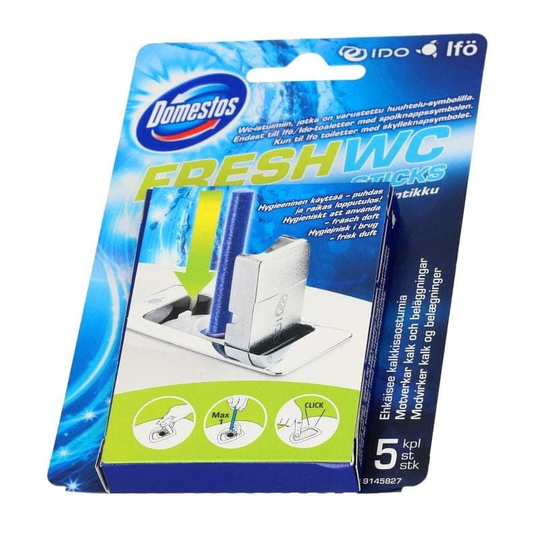 Geberit Fresh WC Duftstav 5stk - Ocean/lime Ocean