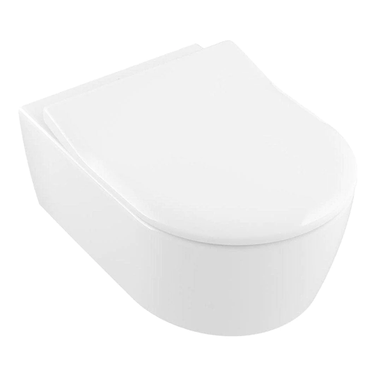 Villeroy&Boch Avento Directflush Slim - Vegghengt Toalett + Sete Hvit