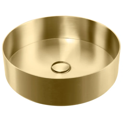 Prisma Round servant, Ø40 cm, messing