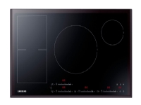 Samsung NZ84F7NC6AB - Induktions kogeplade - 4 plader - Niche - bredde: 75 cm - dybde: 49 cm - med kantede sider, - med kantet front