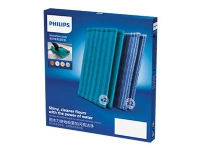 Philips XV1700 - Mikrofiberpudesæt - til støvsugere - for 8000 Series SpeedPro Aqua FC6728 SpeedPro Max FC6904 SpeedPro Max Aqua FC6901, FC6904
