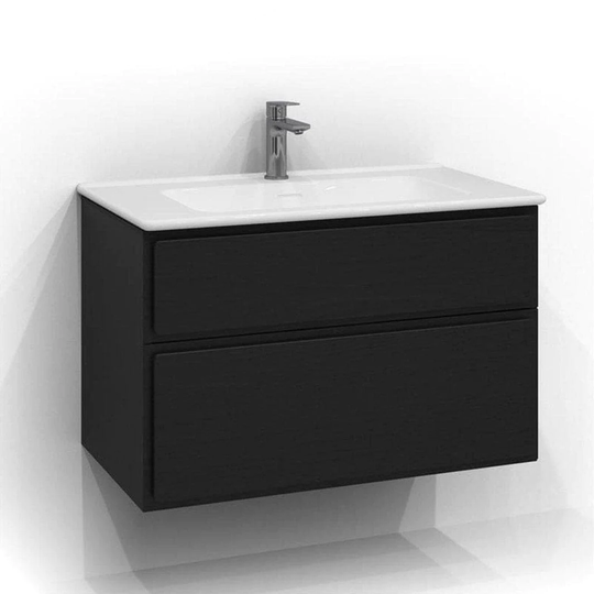 Svedbergs Forma Kontur Servantskap 80cm / 45cm Svart eik