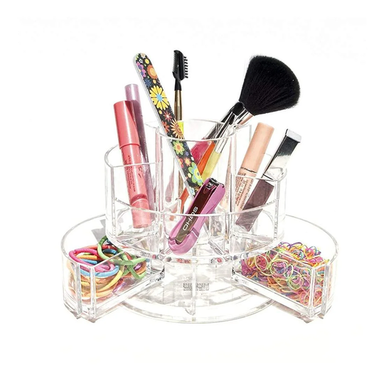 Transparent make-up opbevaring - Fold ud