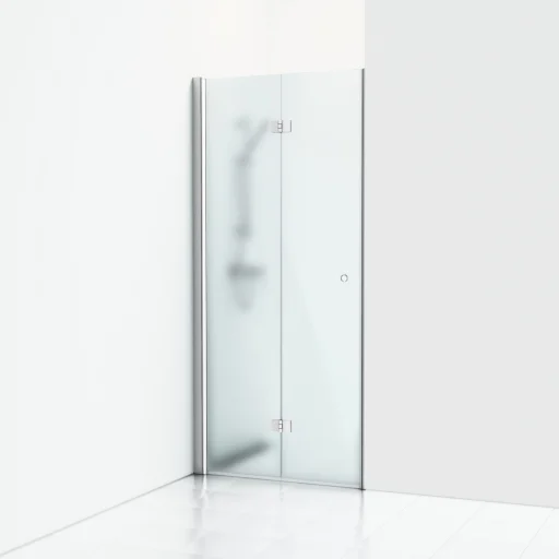 Svedbergs Skoga foldenisje 90 cm, frostet glass/matt alu